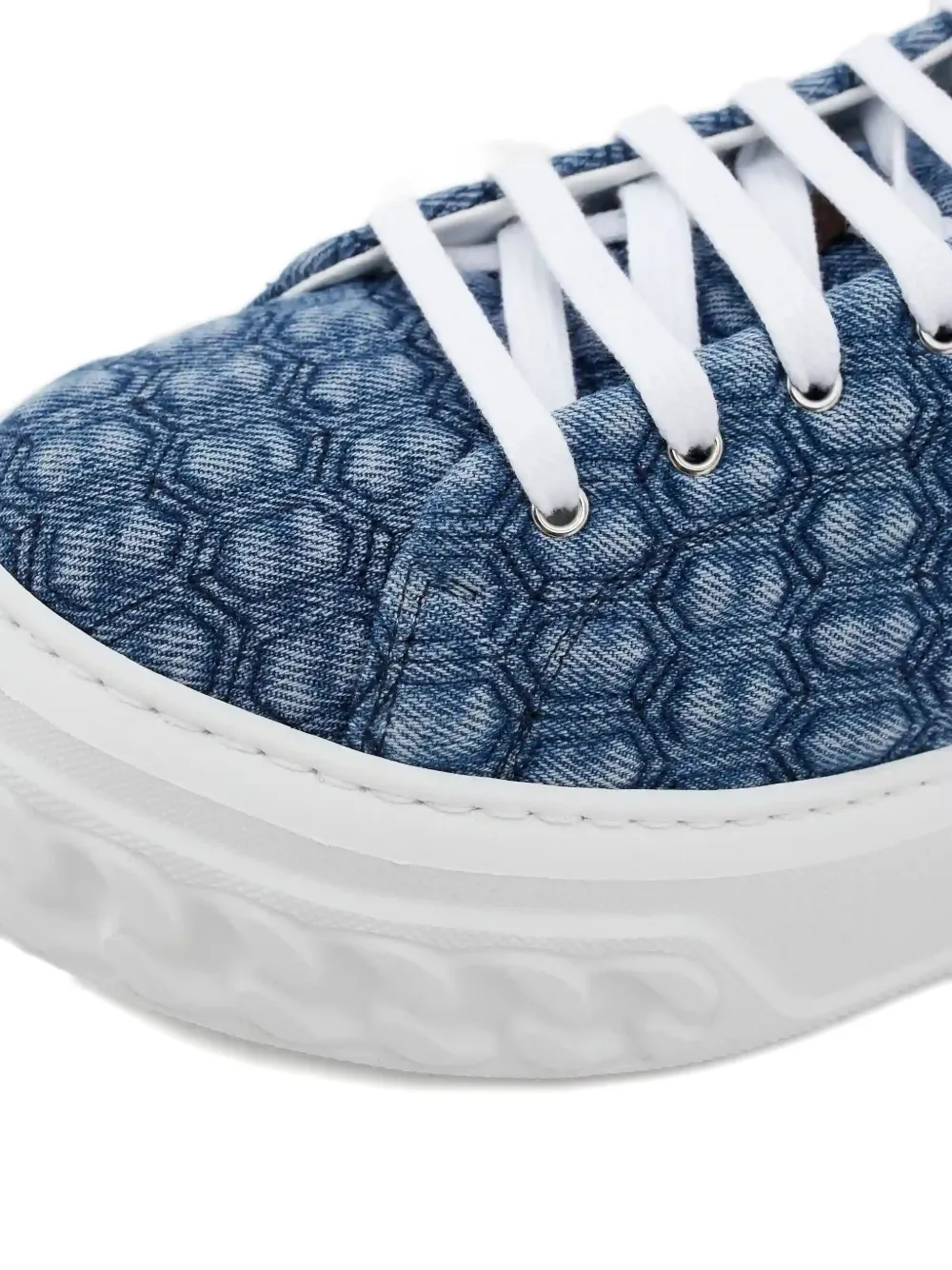 Casadei Off-road Lace-up Sneakers In Blue