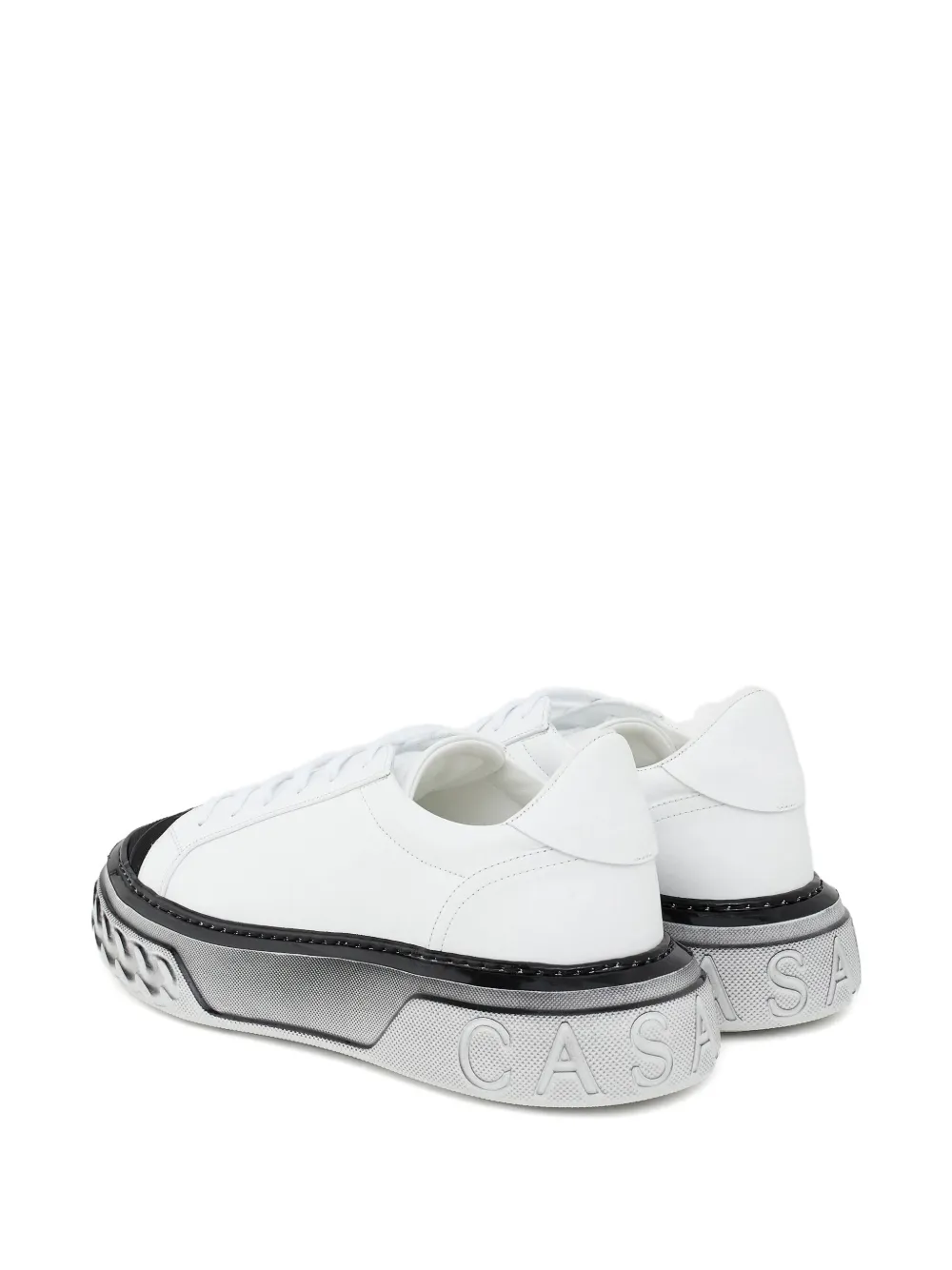 Casadei Sneakers met logo-reliëf en spray-effect Wit