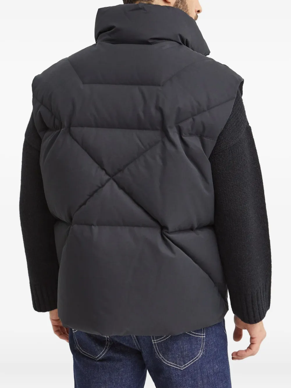 Khrisjoy Gilet met logoprint Zwart