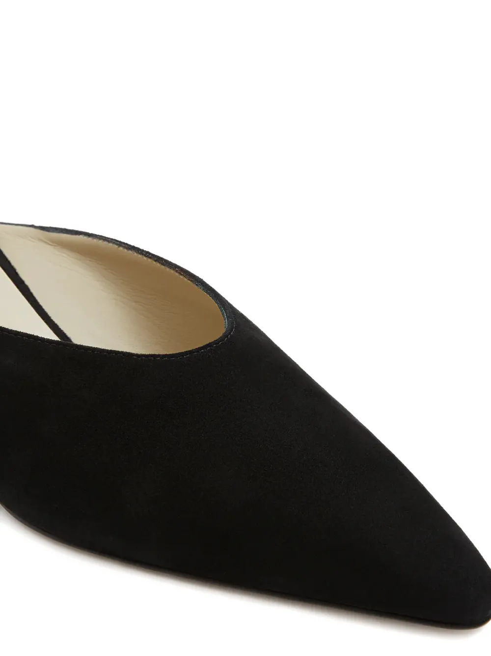 Le Monde Beryl 40mm Victoria Micro Wedge-heel Mules In Black