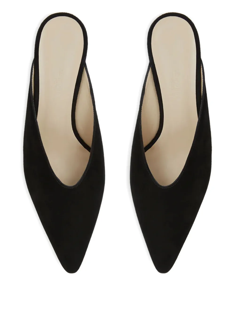 Le Monde Beryl 40mm Victoria Micro Wedge-heel Mules In Black