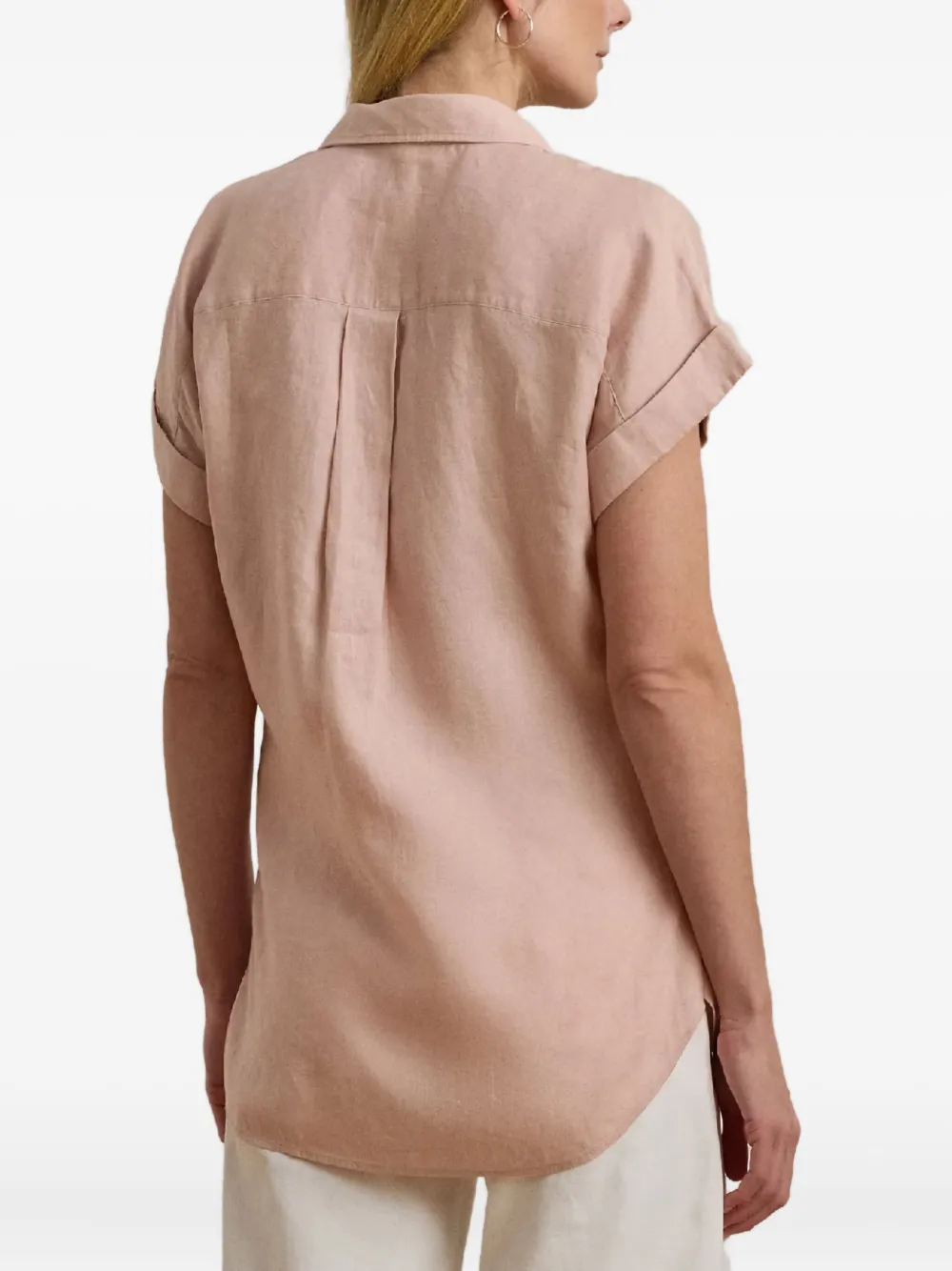 Lauren Ralph Lauren Blouse met korte mouwen Roze