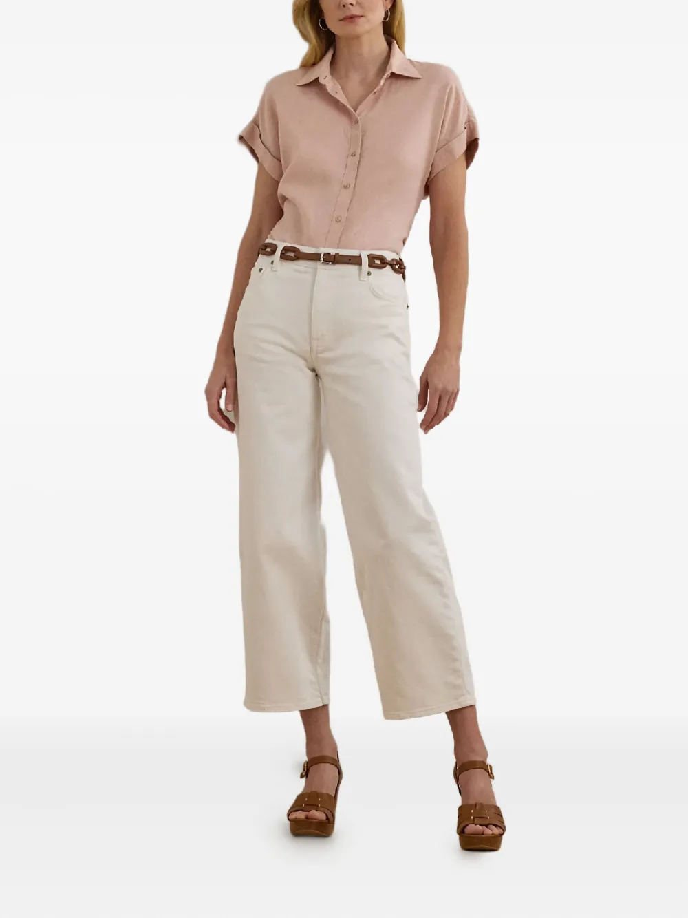 Lauren Ralph Lauren Blouse met korte mouwen - Roze