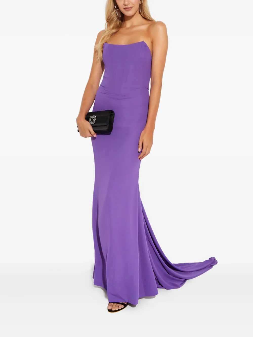 Giuseppe Di Morabito Maxi-jurk met korset - Paars