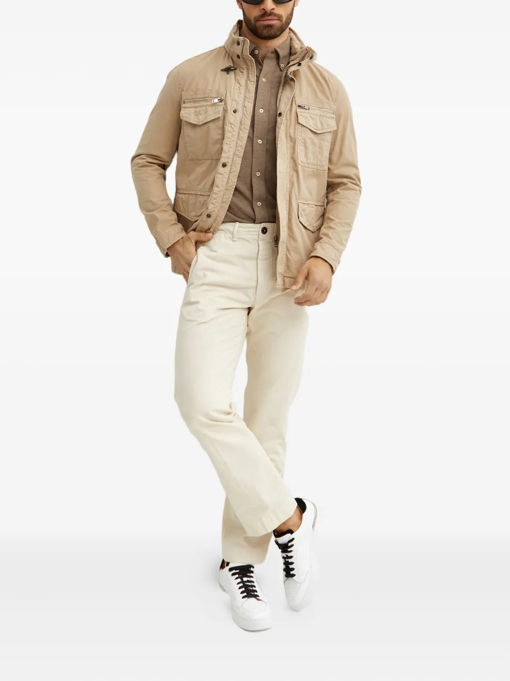 Fay hook-closure jacket | Military Jackets | Image 2