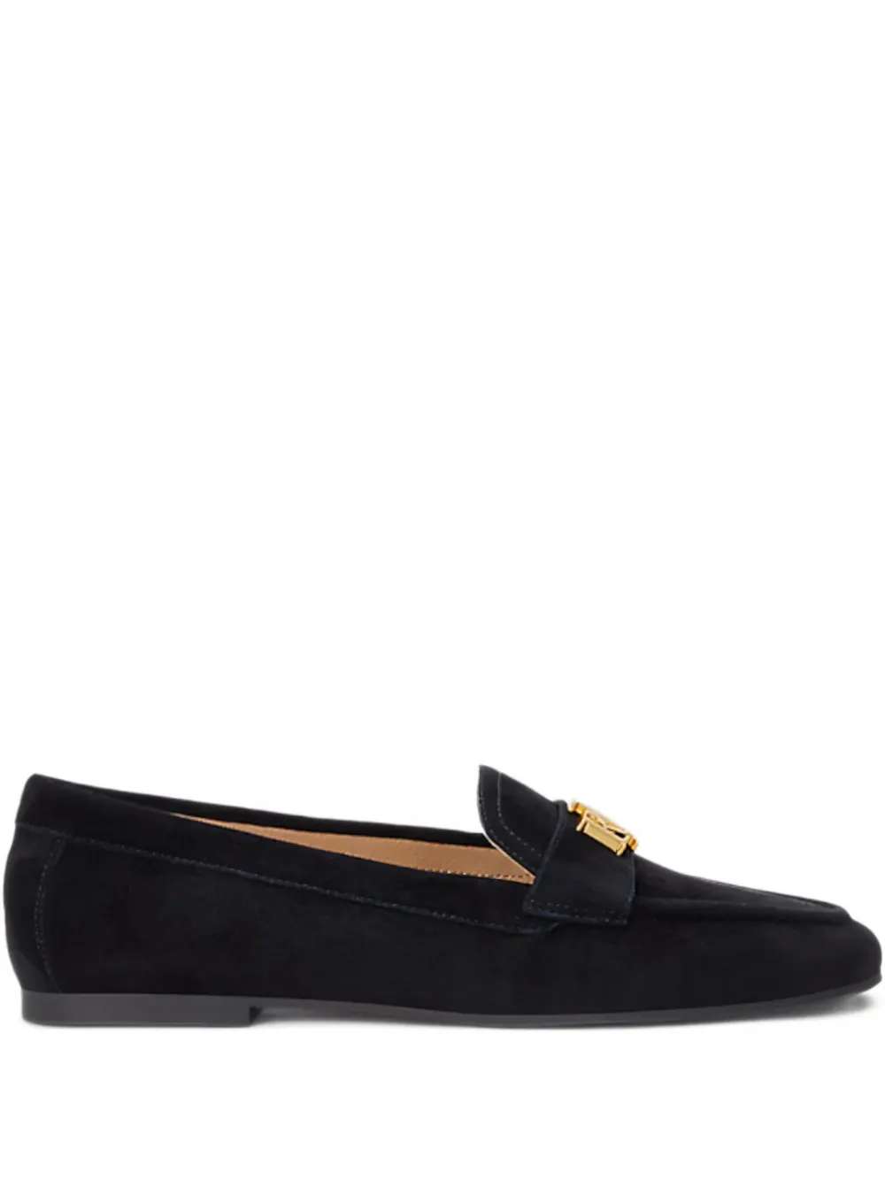 Ralph Lauren Averi Iii Loafers In Black