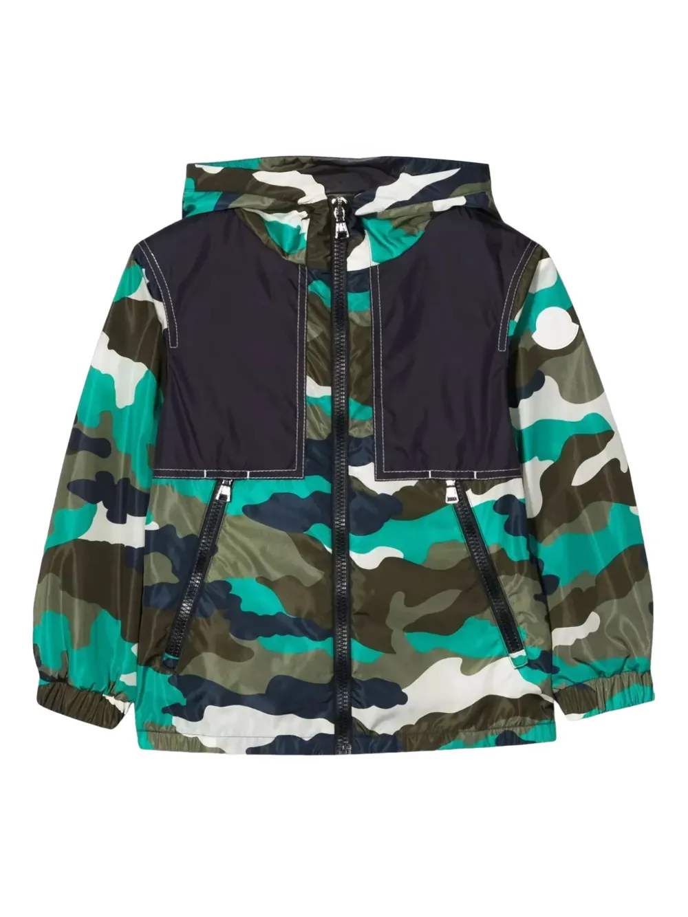 Moncler Enfant camouflage-design jacket | Green | Image 1