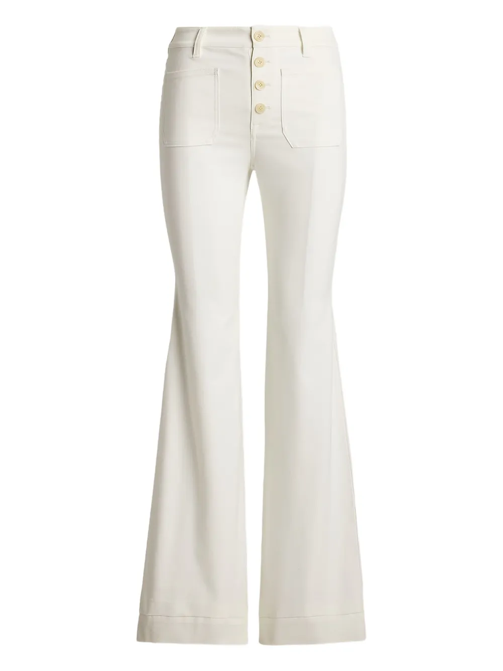 Lauren Ralph Lauren button trousers - Bianco