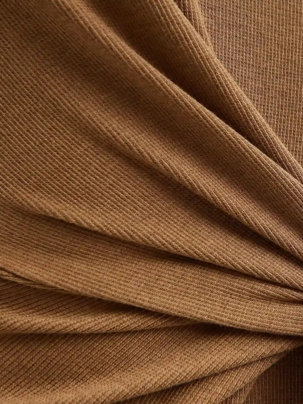 Ralph Lauren High-neck Midi Dress In Brown