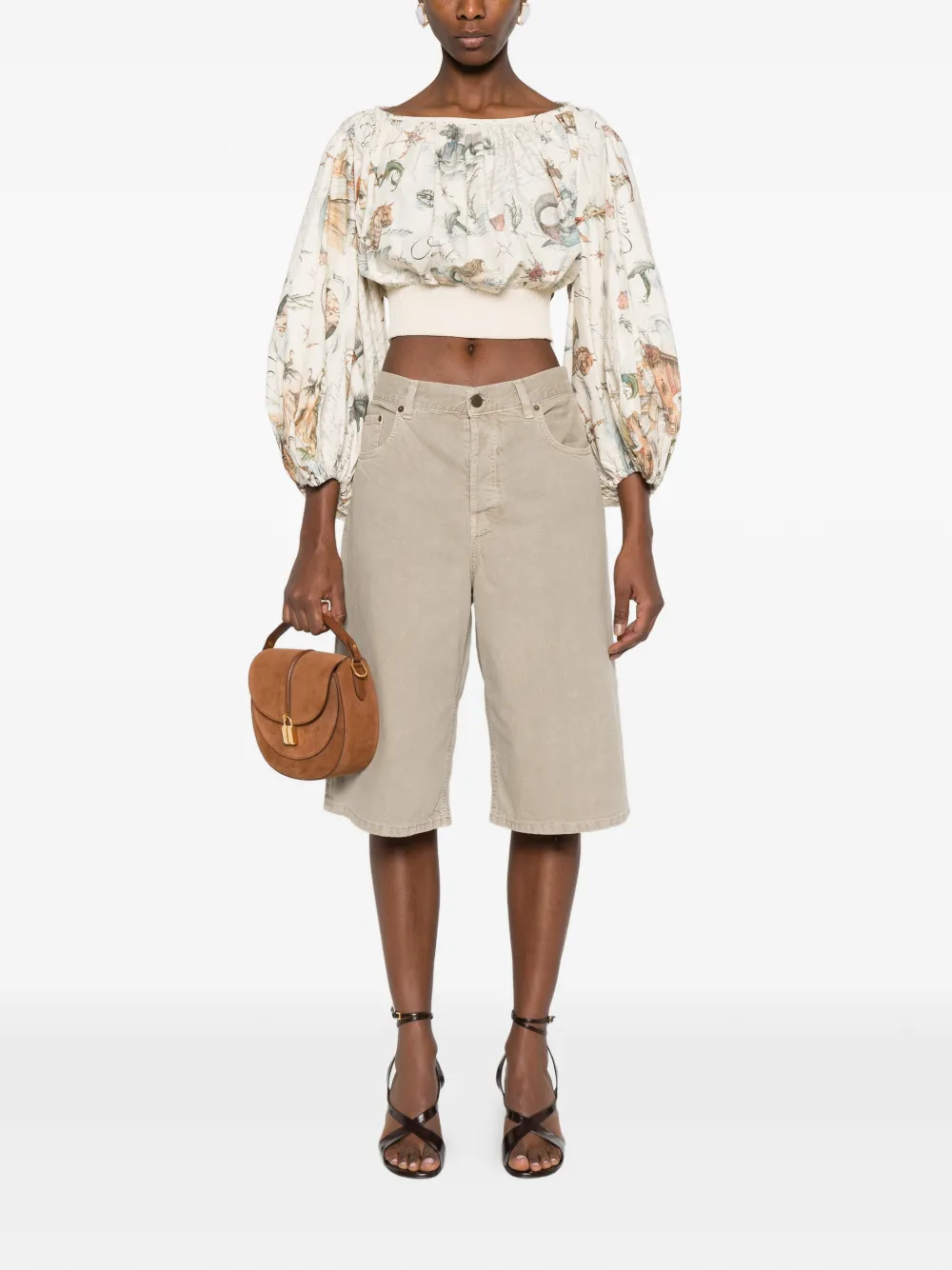  Zimmermann Top Estampado - Neutro 