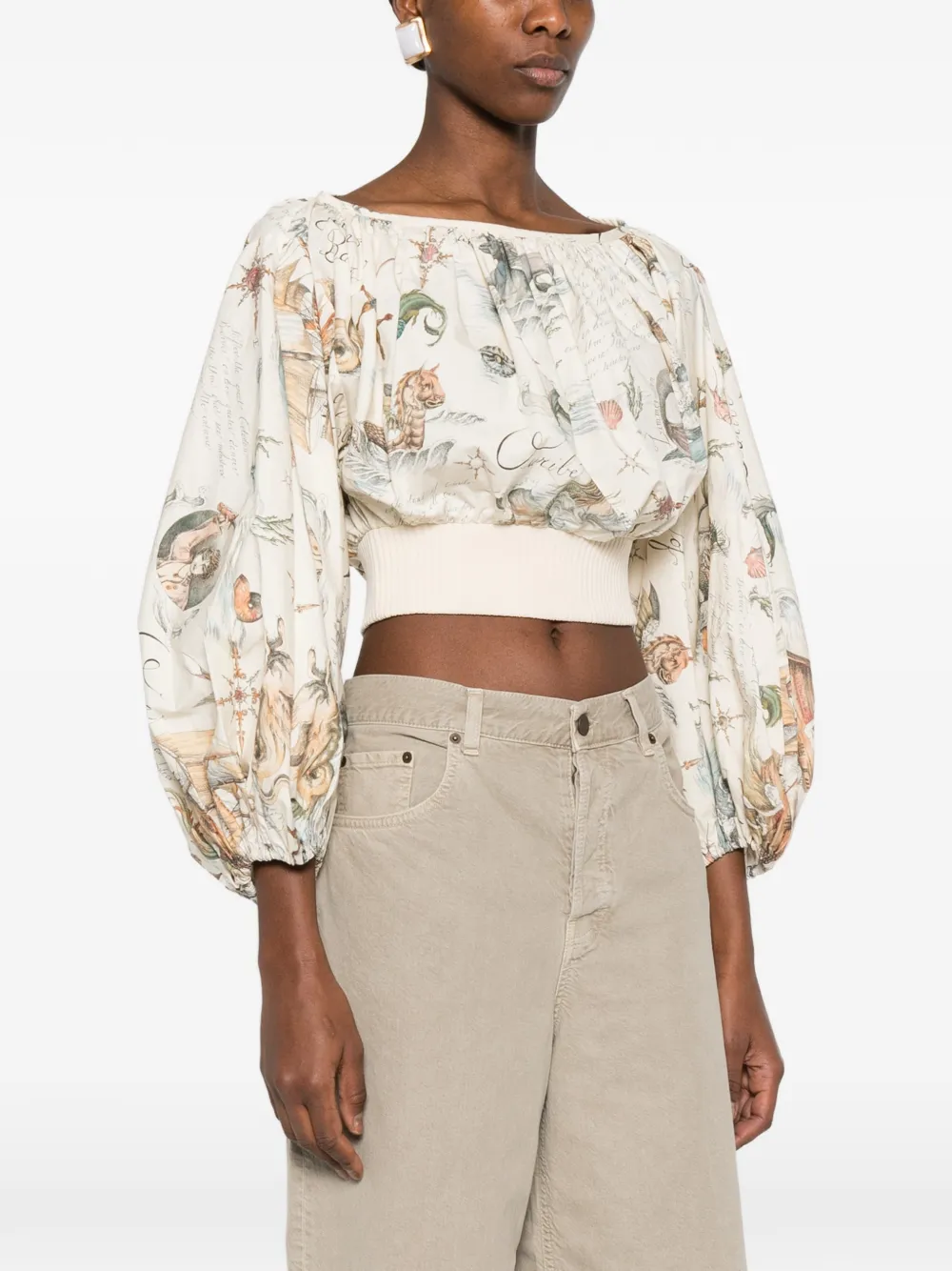  Zimmermann Top Estampado - Neutro 
