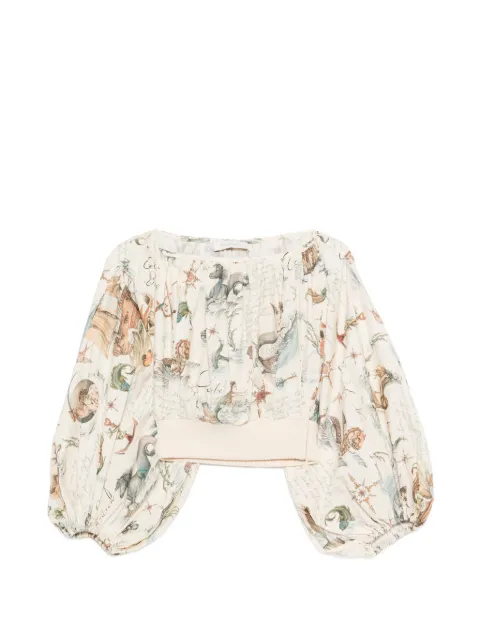 ZIMMERMANN printed top