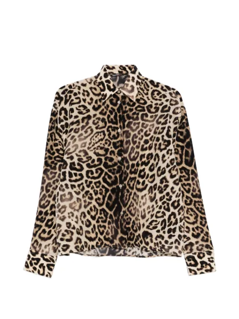 Ermanno Scervino leopard-print shirt