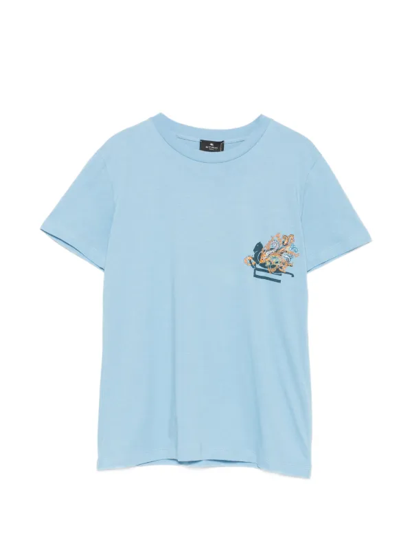 ETRO ペイズリー Tシャツ | ブルー | FARFETCH JP