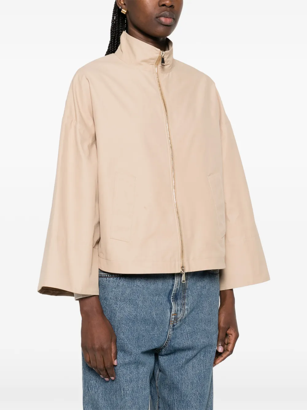  Fabiana Filippi Zip Jacket - Neutrals 