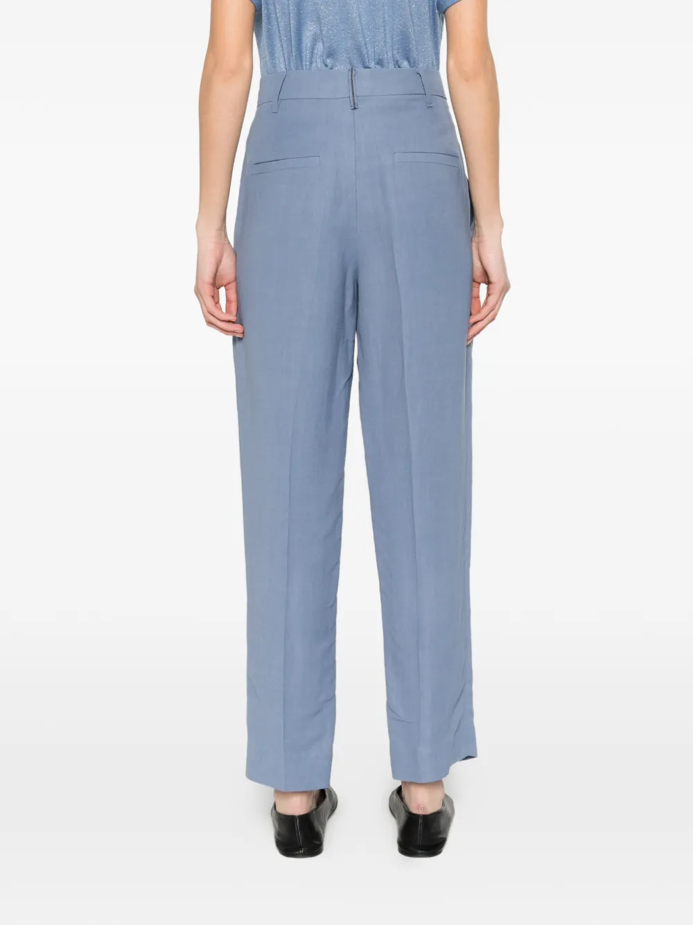 Brunello Cucinelli Plooibroek Blauw