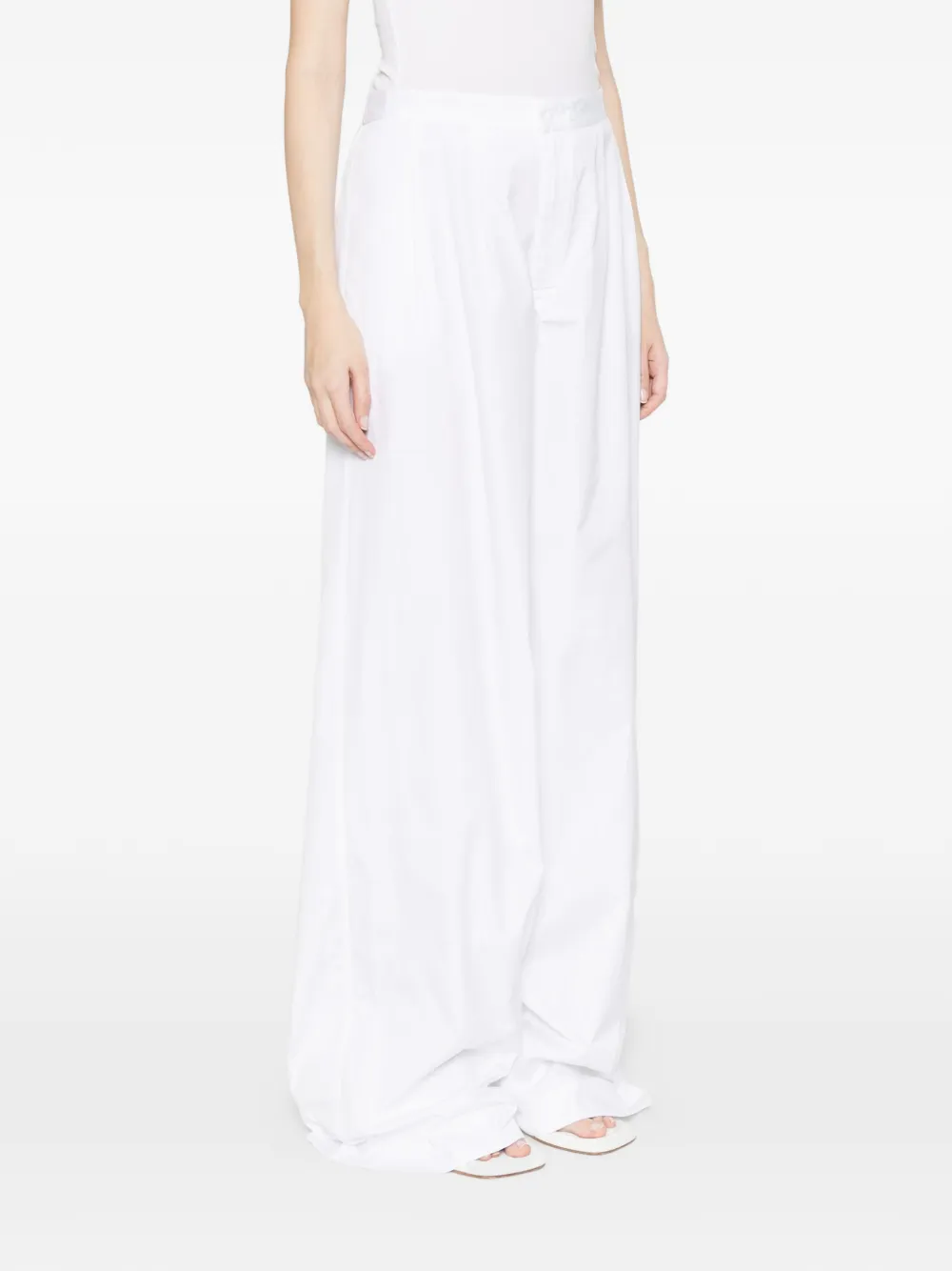 Ermanno Scervino Broek met wijde pijpen Wit