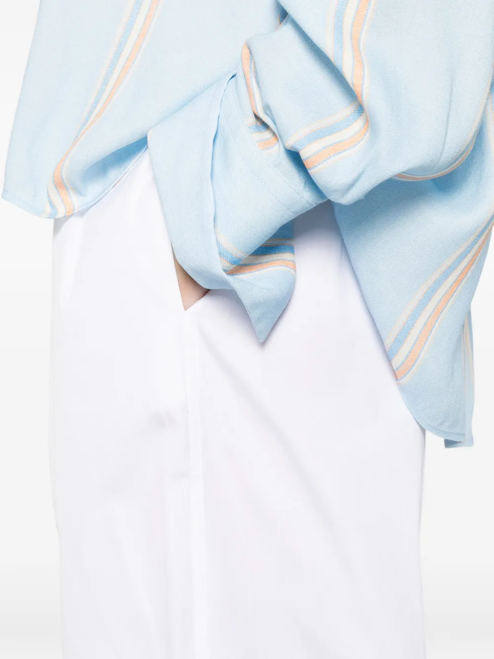 Ermanno Scervino Broek met wijde pijpen Wit
