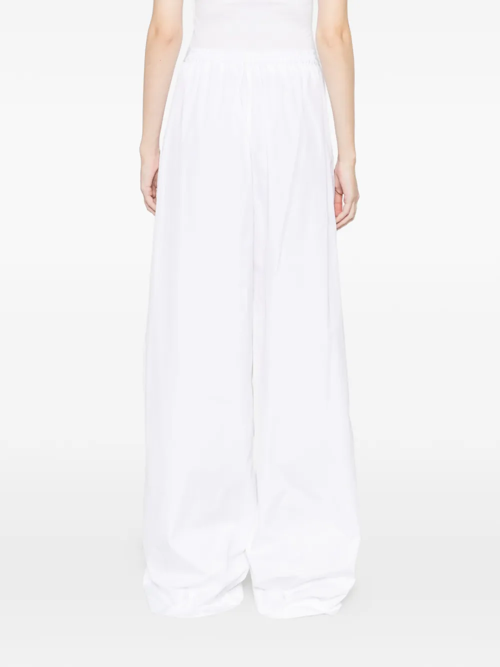Ermanno Scervino Broek met wijde pijpen Wit