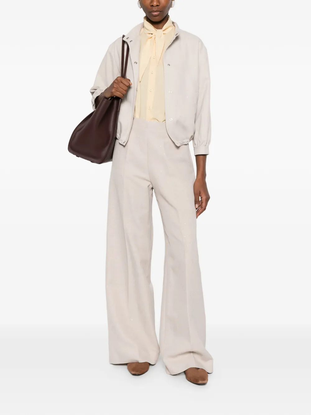  Herno Embellished Jacket - Neutrals 