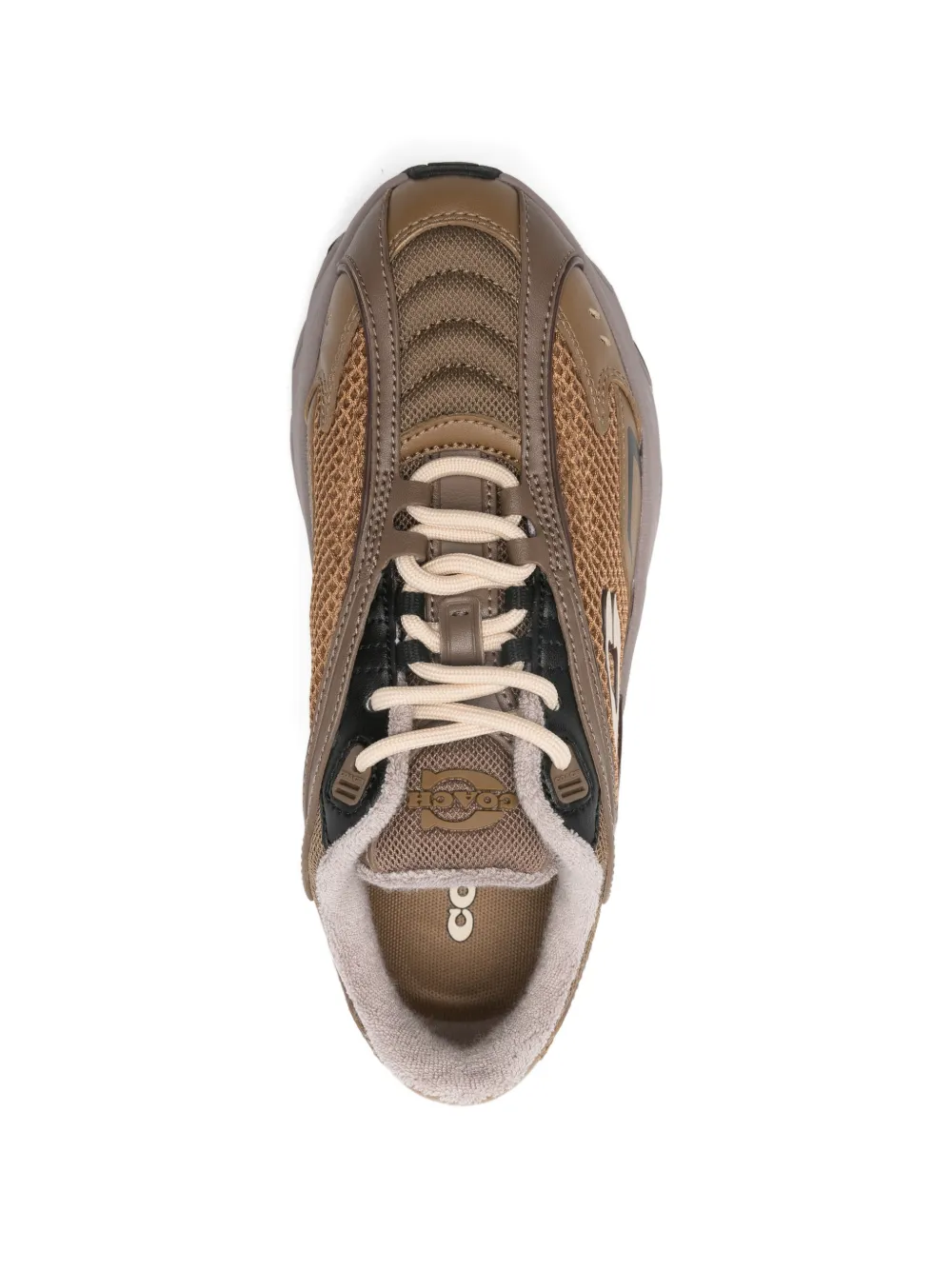 Coach Sneakers met mesh vlakken Bruin