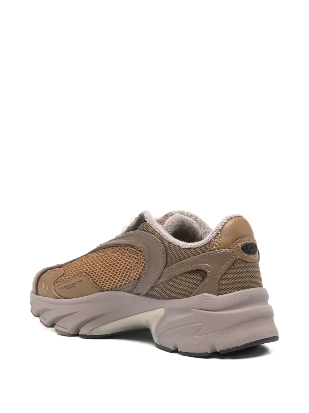 Coach Sneakers met mesh vlakken Bruin