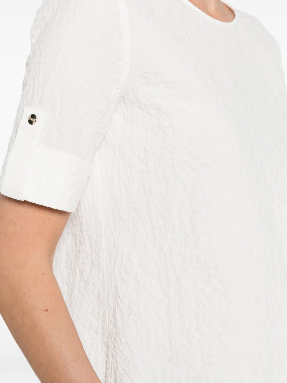 Herno Blouse met ronde hals Wit