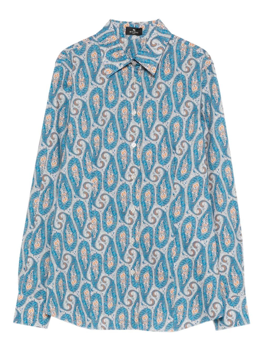ETRO Camicia con stampa paisley - Blu