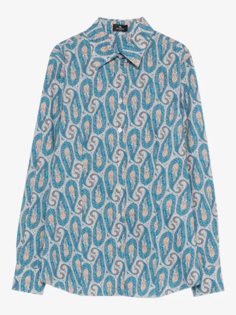ETRO paisley collared shirt