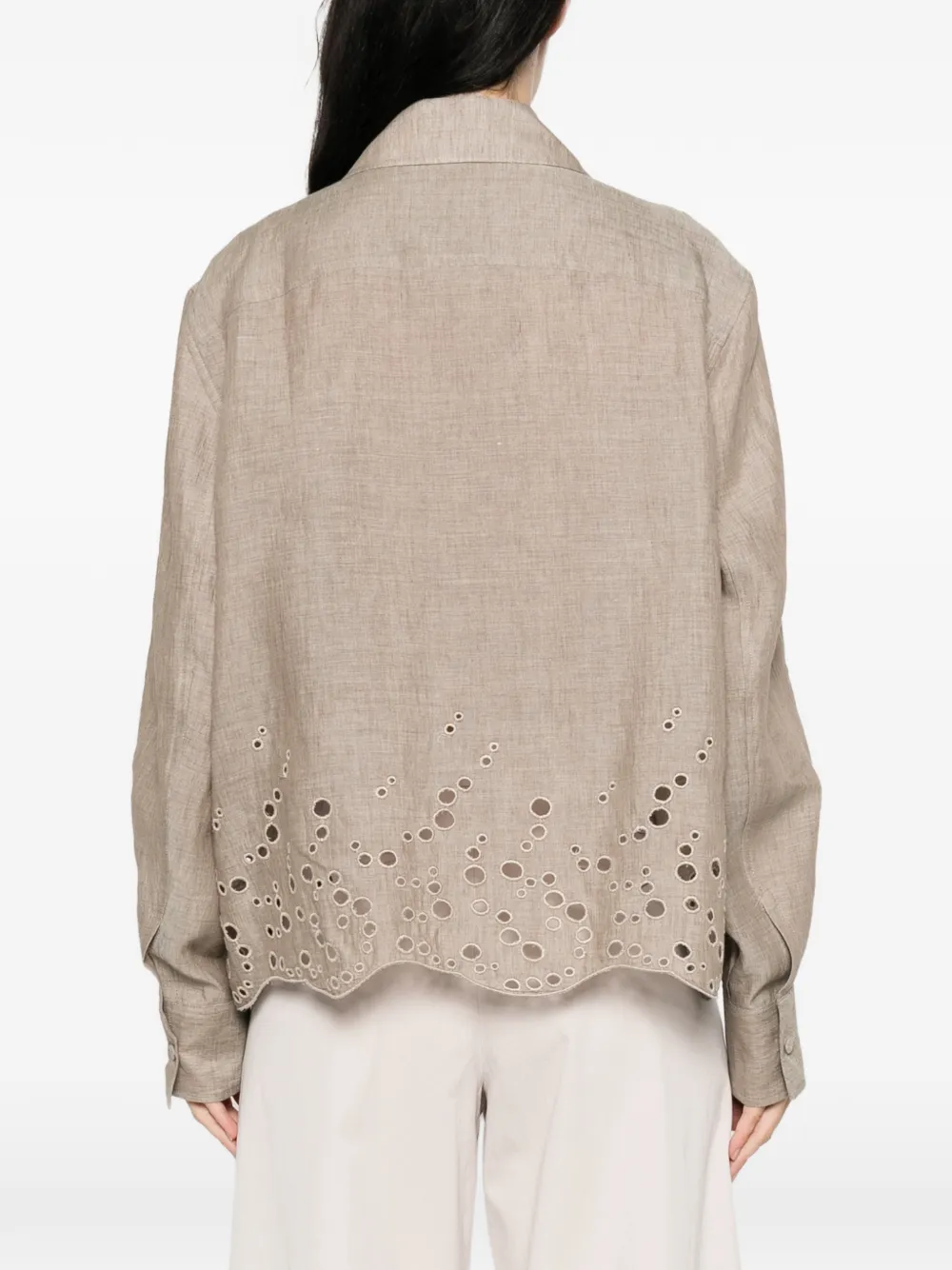 Fabiana Filippi Overhemd met lange mouwen Beige