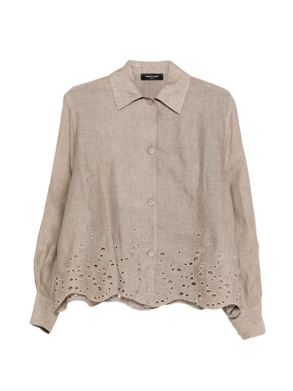 Fabiana Filippi long-sleeve shirt - Toni neutri