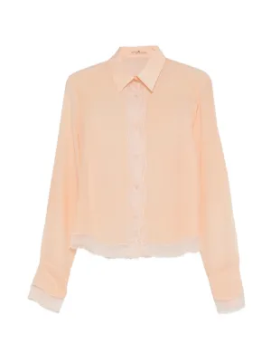 Ermanno Scervino レースディテール シャツ | ピンク | FARFETCH JP