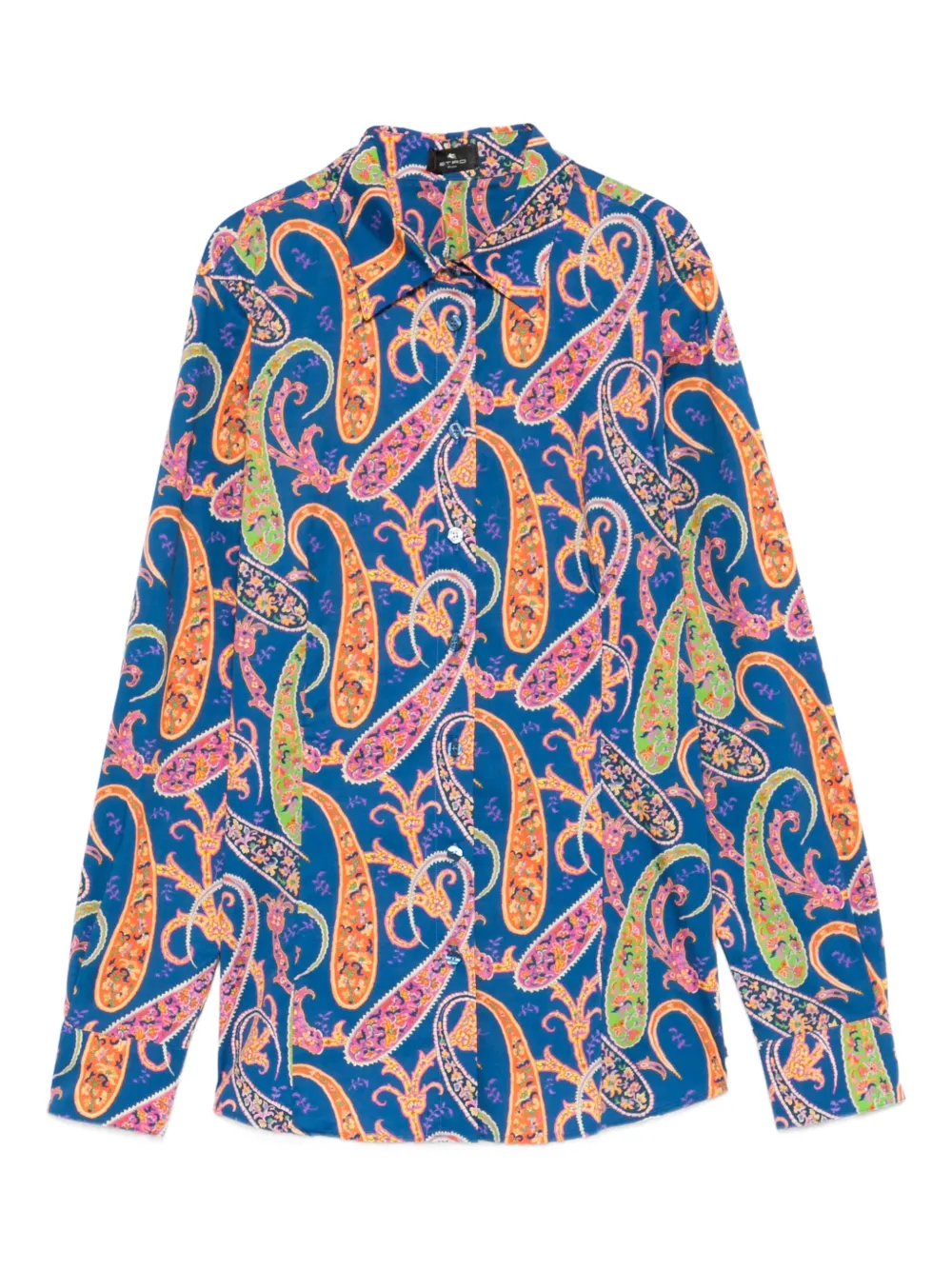 ETRO paisley-pattern shirt - Blu