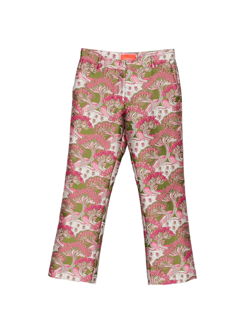 La DoubleJ floral-print trousers - Verde