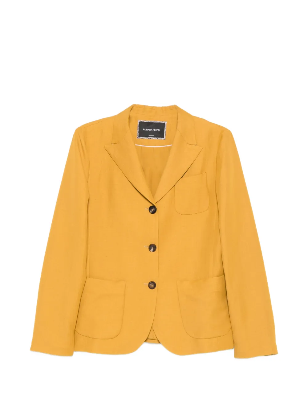 Fabiana Filippi Blazer con tasche - Giallo