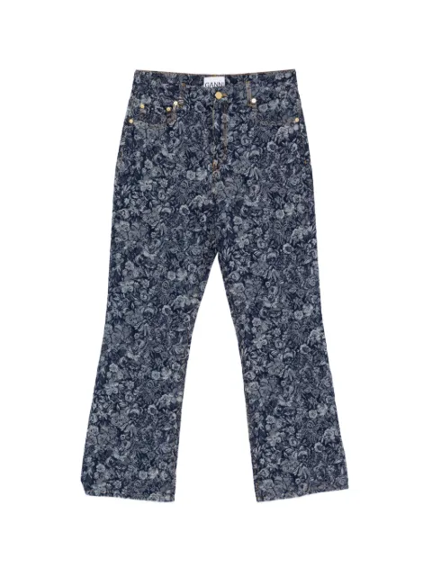 GANNI floral trousers