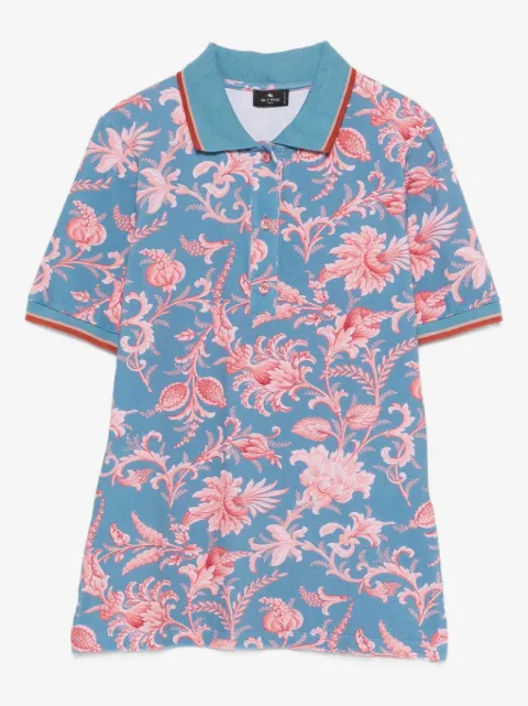 ETRO polo à fleurs