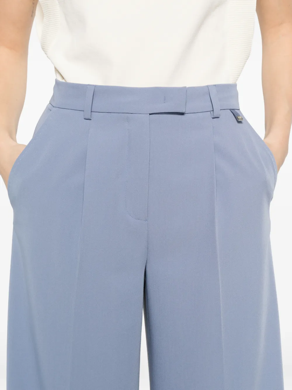 Herno Straight broek Blauw