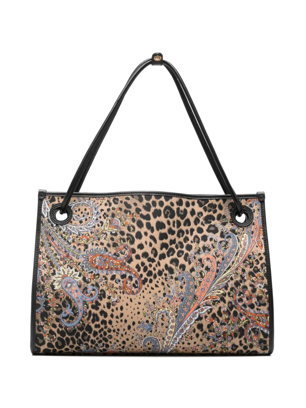 ETRO leopard-print tote bag - Marrone