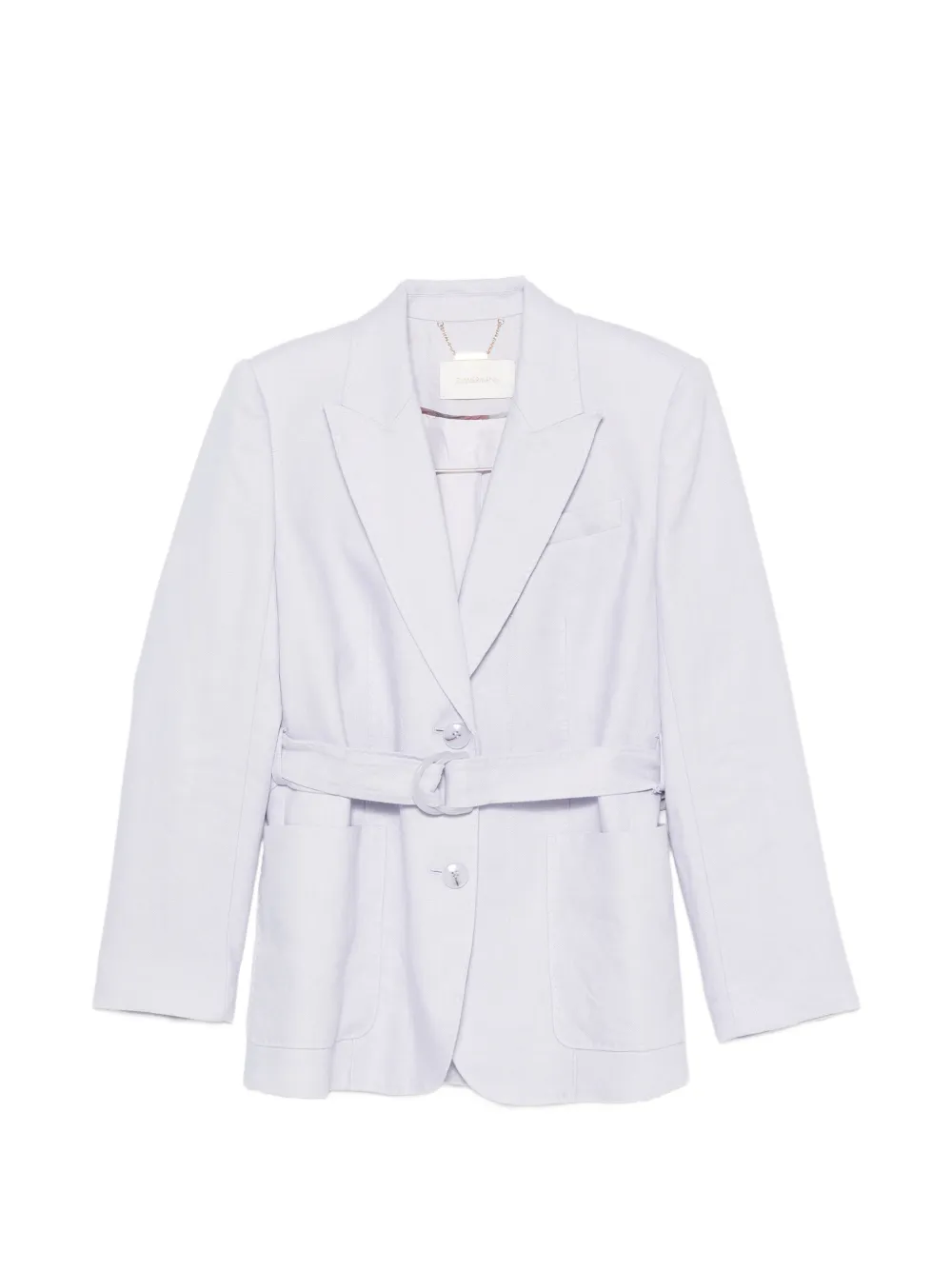 ZIMMERMANN belted single-breasted blazer - Viola