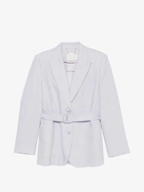ZIMMERMANN belted single-breasted blazer