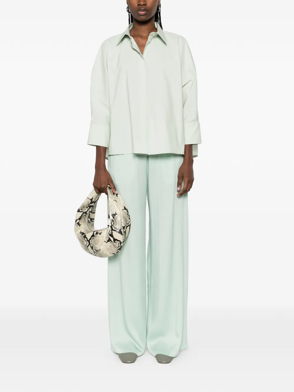 Fabiana Filippi Elastische broek Groen
