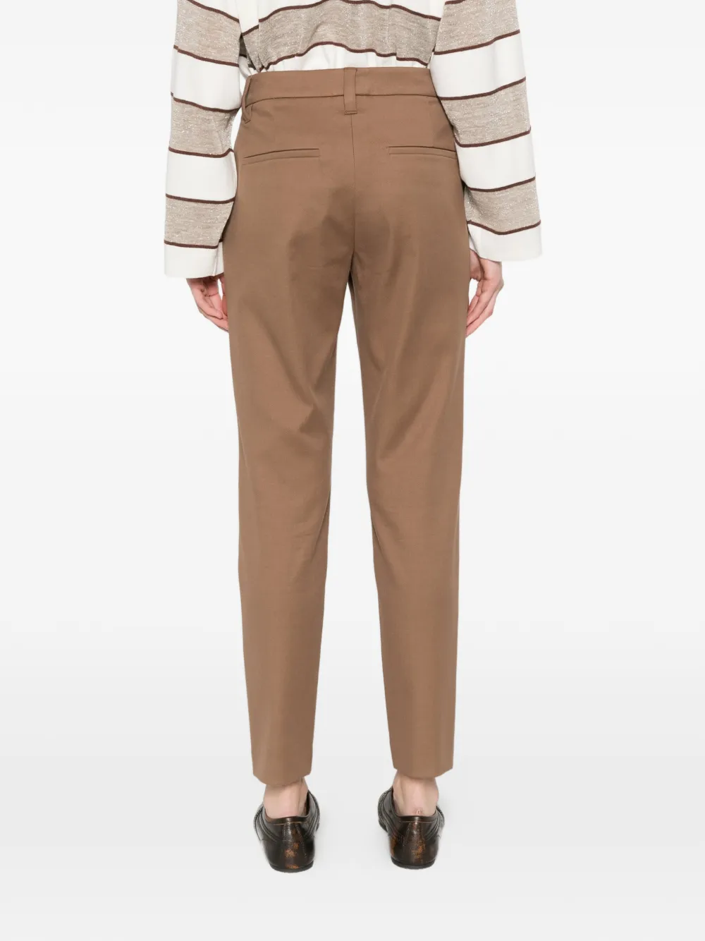 Brunello Cucinelli Twill broek Bruin