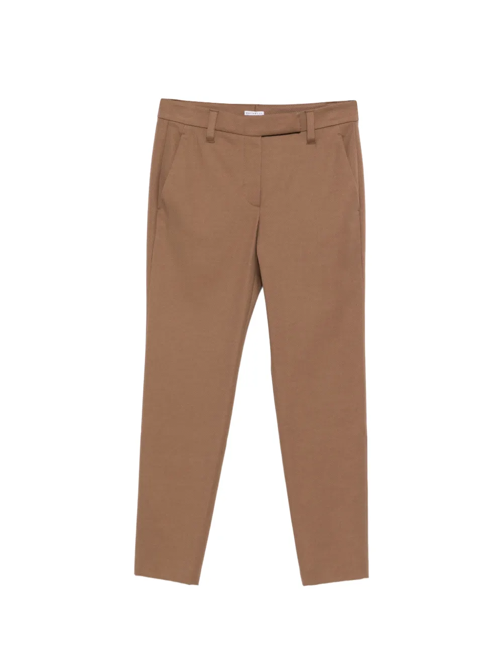 Brunello Cucinelli twill trousers - Marrone