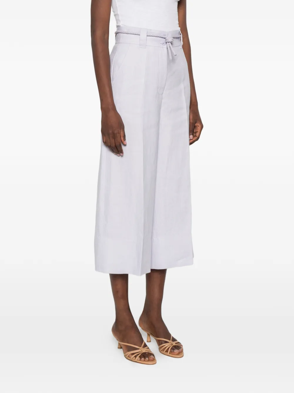 ZIMMERMANN Cropped broek Paars