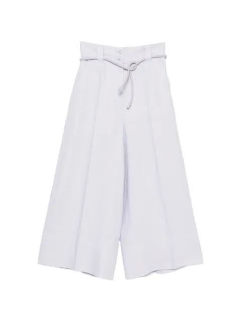 ZIMMERMANN pantalones capri con cinturón