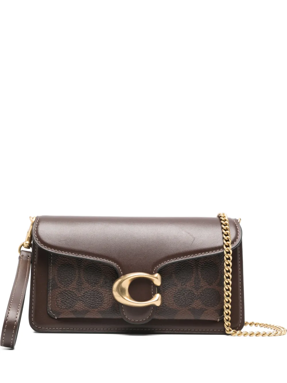 Coach Borsa Tabby con catena - Marrone