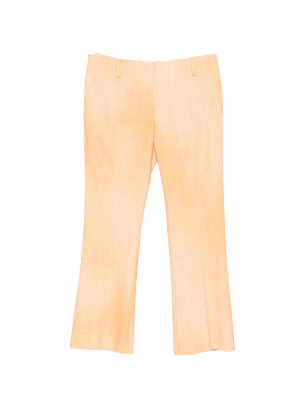 Ermanno Scervino belted pressed-crease trousers - Arancione
