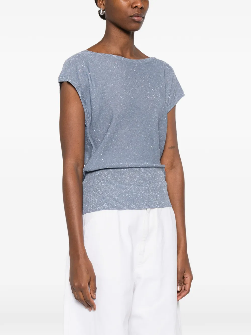  Herno Knit Blouse - Blue 