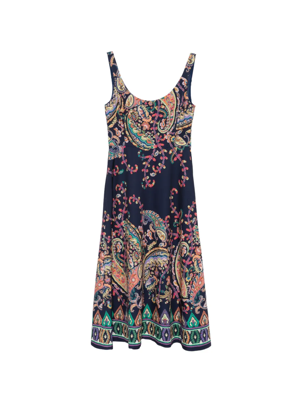 ETRO paisley dress - Blu